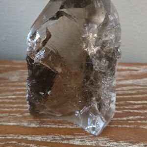 Smoky Quartz Crystal Point - Natural Smoky Brown Clear Stone